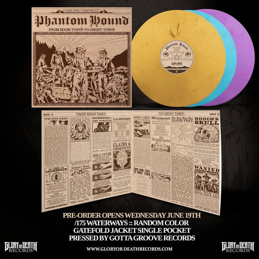 Phantom Hound - From Boom Town to Ghost Town (Glory or Death Records) (PRE - ORDER) - Majestic Mountain Records