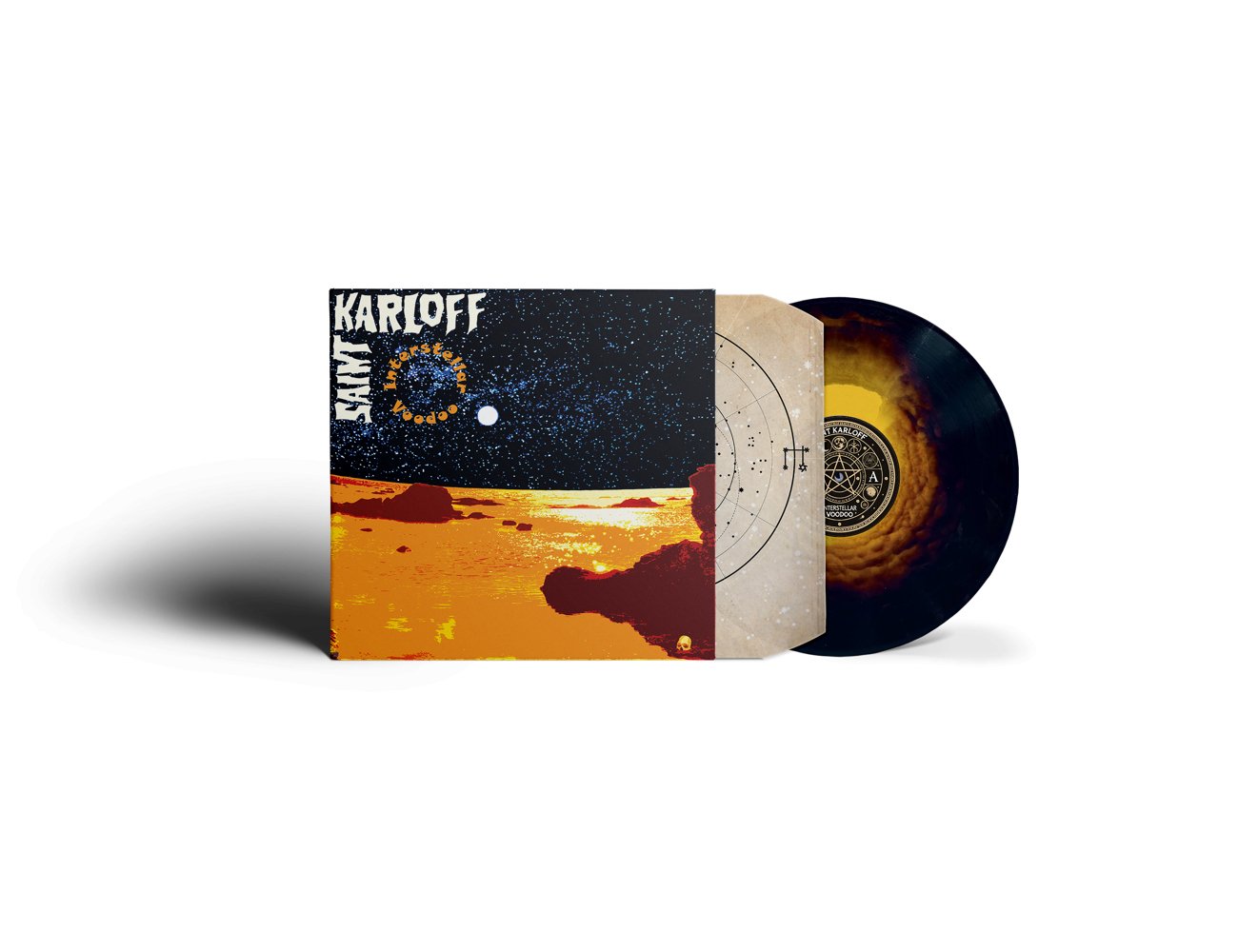 Saint Karloff - Interstellar Voodoo (remixed)(PRE - ORDER) - Majestic Mountain Records